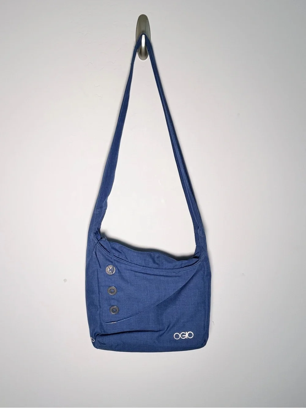 OGIO Navy Blue Brooklyn Crossbody Messenger Bag